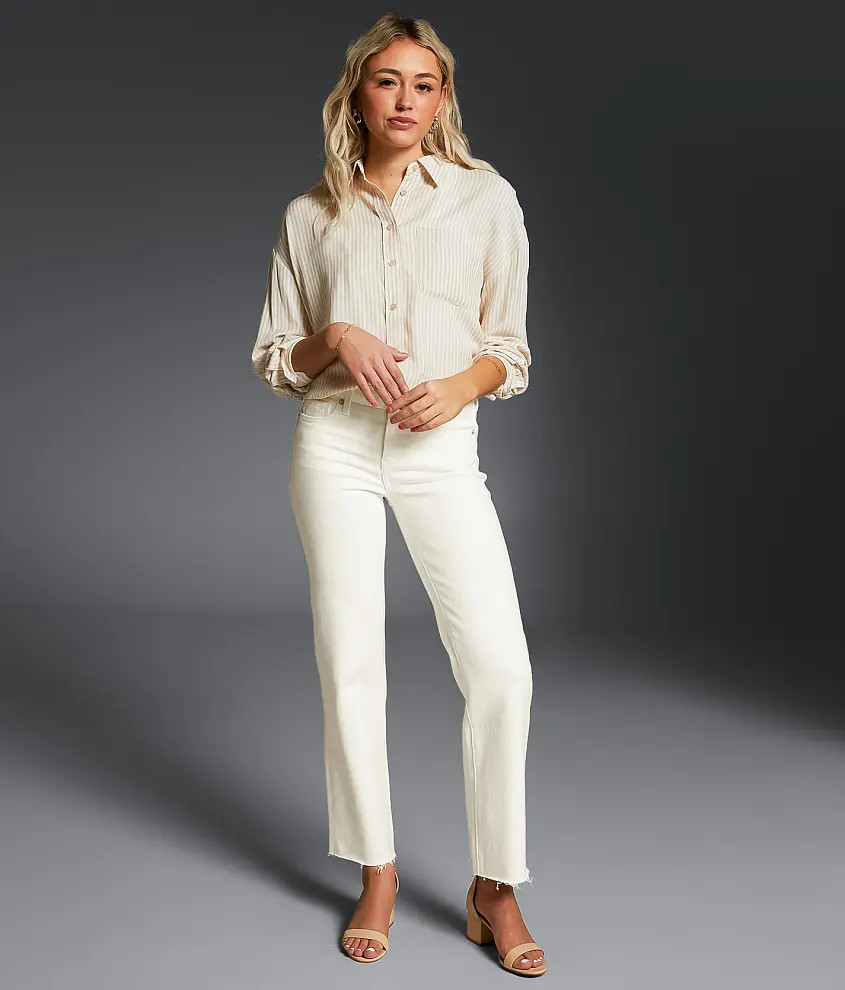 Fit No. 53 Cropped Straight Stretch Jean | Buckle