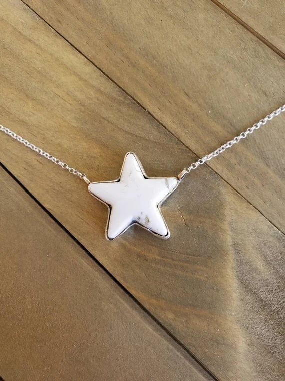 White Buffalo Star necklace! Sterling Silver! | Etsy (US)