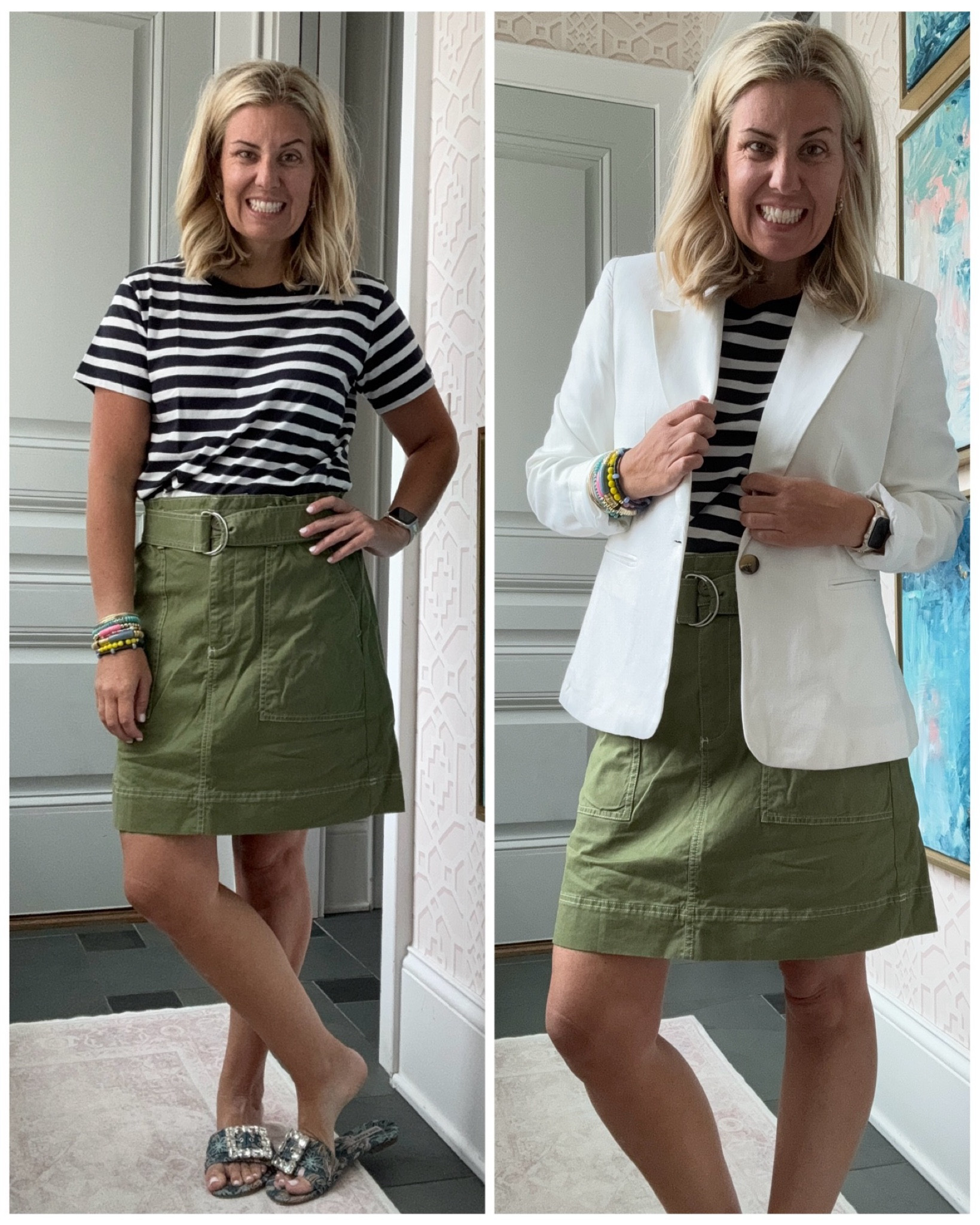 Looks you’ll live in!
I’m in a small in everything & 8 in sandals


#LTKOver40 #LTKWorkwear #LTKBacktoSchool