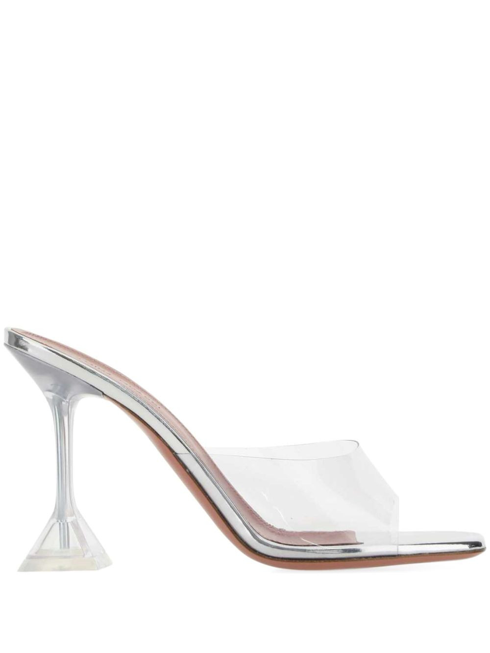 Amina Muaddi 95mm Lupita mules - White | Farfetch Global