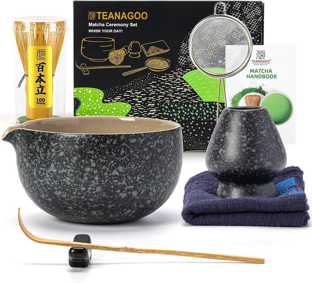 TEANAGOO Matcha Set, 7 Pcs Matcha Whisk Set, Matcha Making Kit for Ceremony, Tradition Matcha Tea... | Amazon (CA)