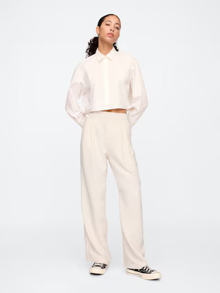 Easy Crepe Trousers | Gap Factory