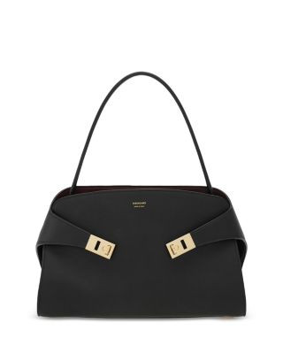 Hug Soft Black Leather Handbag | Bloomingdale's (US)
