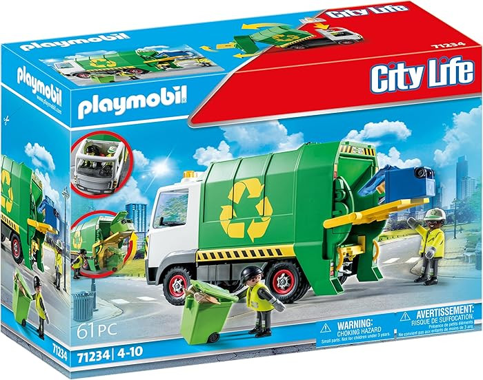 Playmobil Recycling Truck with Accessories and 2 Figures | Amazon (US)