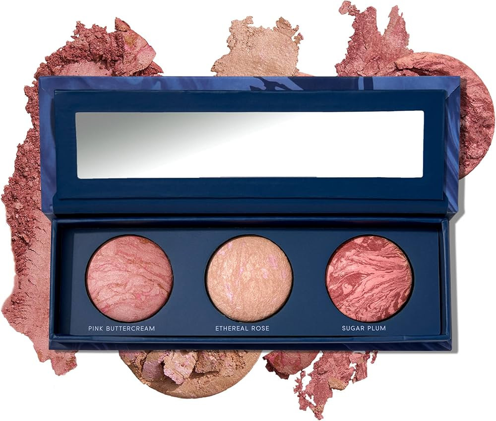 LAURA GELLER NEW YORK Geller's Greatest Better Than Ever 3-Piece Blush-n-Brighten Marbleized Blus... | Amazon (US)
