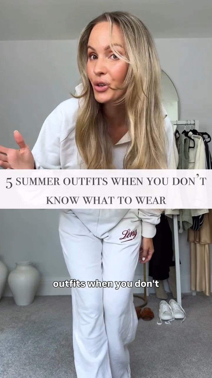 5 summer outfits for when you don’t know what to wear. 

These summer needs some easy and breezy looks that are simple to put together and still looks well thought through. 

These 5 combos are easy to replicate and will cover you for most occasions this summer. 

Do you prefer look 1, 2, 3, 4, or 5? 

#tessmontgomery #slowfashionstyle #sustainablewardrobe