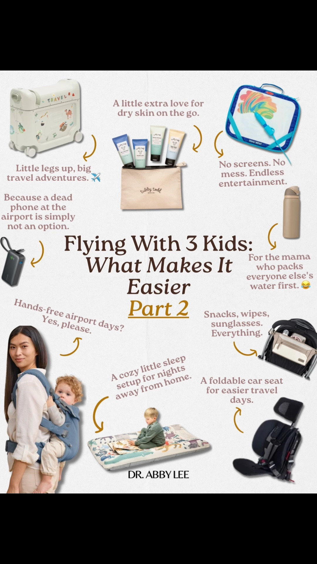 Flying with 3 kids? I’ve learned that the right travel essentials can make ALL the difference. ✈️🤍

Part 2 of my family travel favorites is here! From screen-free airplane activities and lightweight travel gear to the little things that make packing and airport days easier, these are the kinds of finds that make traveling with babies and toddlers feel a whole lot more manageable.

Think travel car seats, baby carriers, toddler airplane activities, portable sleep solutions, and a few essentials for mama, too. 😉

Everything is linked right here so you can shop before your next family adventure!

Save this for your next trip! ✈️

@Itzy Ritzy 

#TravelWithKids #FamilyTravelEssentials #FlyingWithToddlers #BabyTravelEssentials #MomTravelHacks

Affiliate links: I may earn a commission from qualifying purchases.