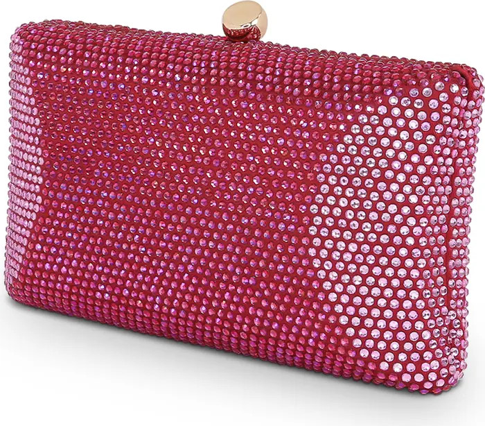 Nia Fully Crystal Beveled Minaudiere | Nordstrom