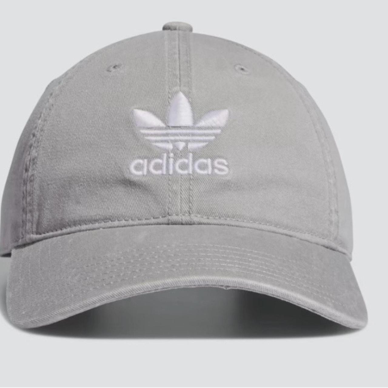 Adidas Women's Hat - Grey/White | Depop US