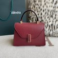 Designer Bag Iside Top Handle Crossbody Micro Bag with Adjustable Shoulder Strap, Marasca Red | Walmart (US)