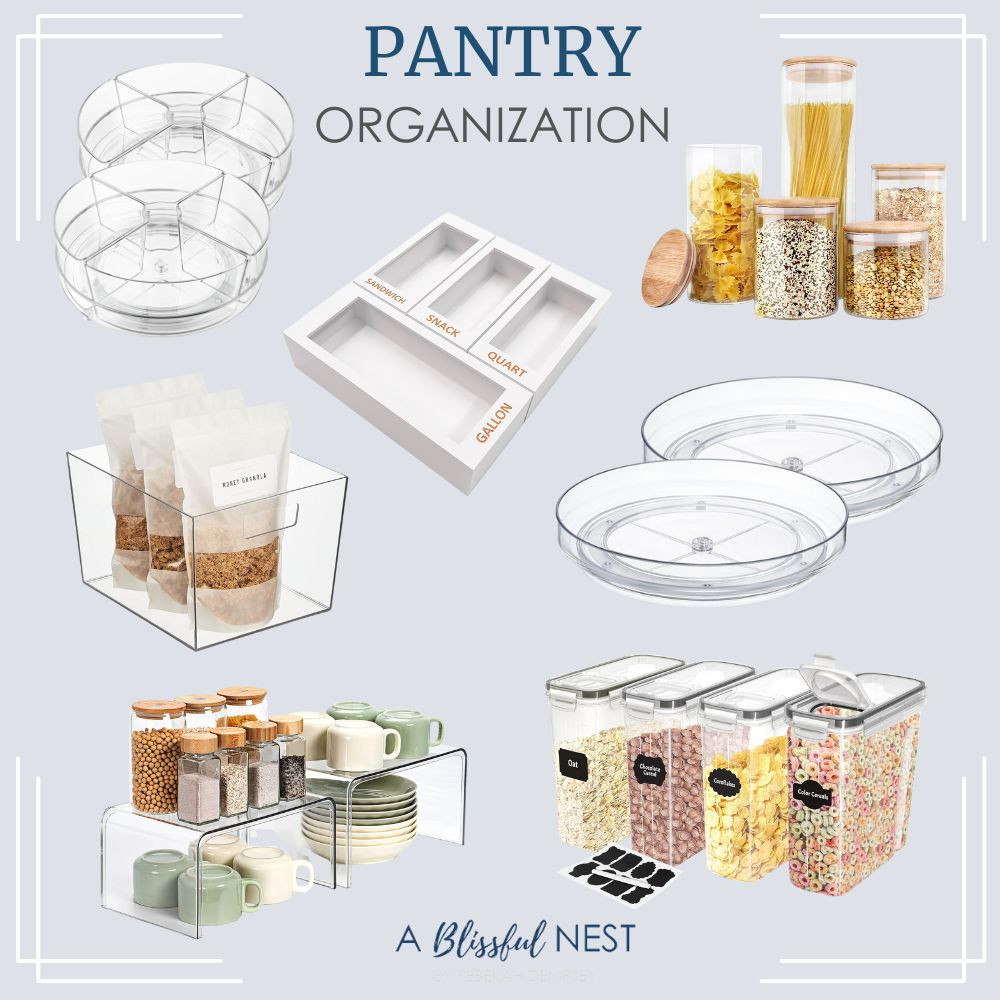 I love how these pieces keep everything visible and within reach. Shop the essentials.
lazy Susan organizer, plastic bin with handles, food storage jar, acrylic lazy Susan, clear cabinet organizer, bamboo storage bag organizer, cereal containers #LTKFindsUnder50 #LTKFindsUnder100 

 #LTKHome