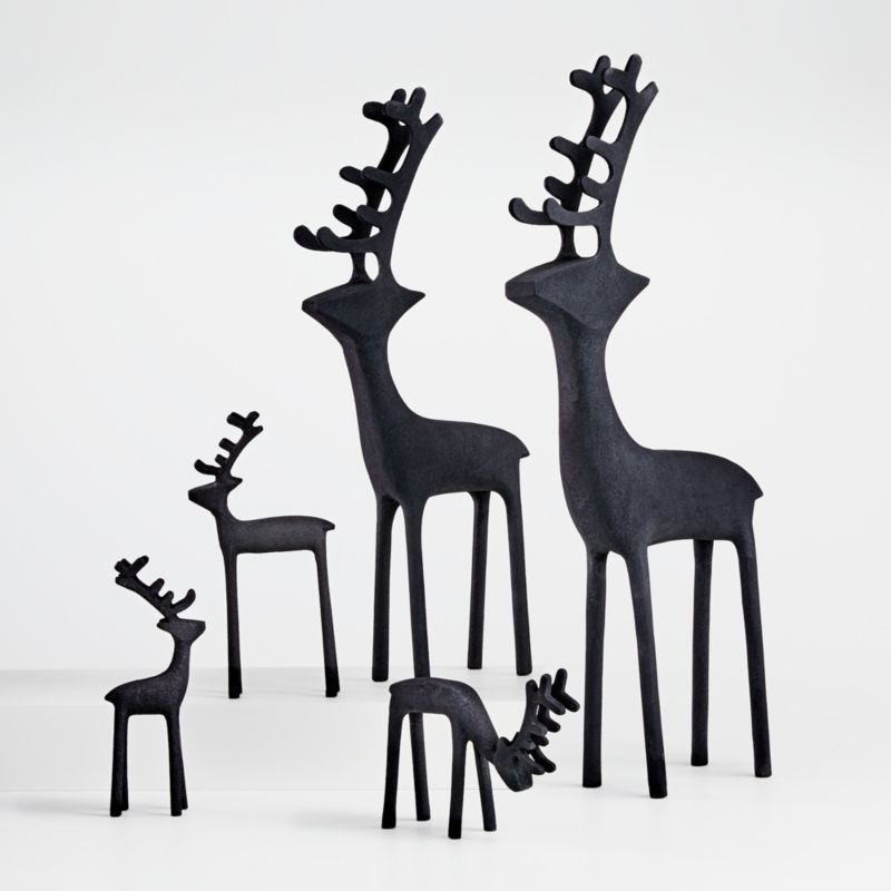 Zinc Reindeer | Crate and Barrel | Crate & Barrel