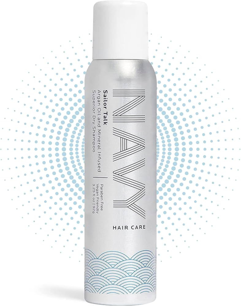 NAVY Sailor Talk Argan Oil and Mineral Infused Superior Dry Shampoo - 3.25 fl oz | Amazon (US)