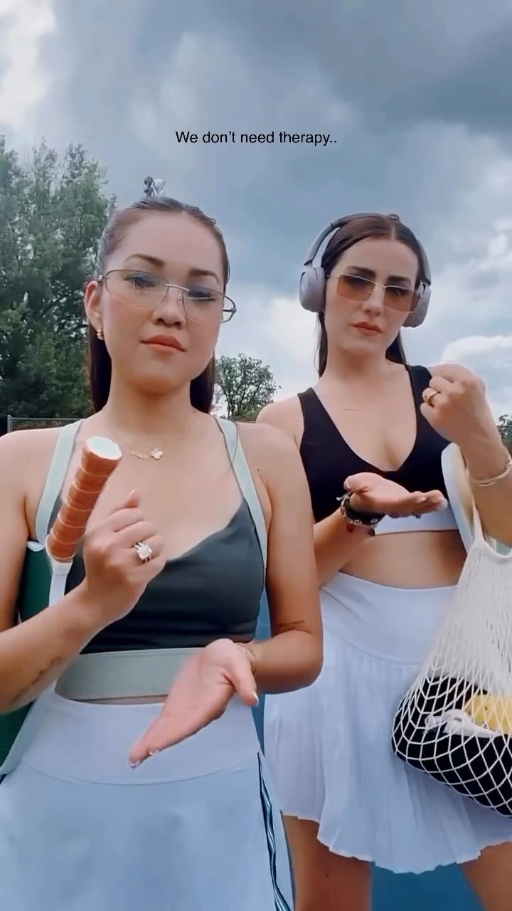 We believe in healthy conflict resolution…
✨3 rounds. 1 tie breaker. Zero hard feelings. Lol 

Just two grown girls keeping it cute and chaotic 😌✂️

Be honest, do you solve stuff like this too? 💭👇🏼#tag 
Caption this! 

#GirlhoodMoments #BestieVibes #ReelEnergy #ChaoticCute #ModernFriendship #ShortReelTrend #ViralLaughs #RelatableContent #BFFGoals #ThisIsHowWeDoIt #SheGetsMe #GenZApproved #TagYourPerson #liketkit #PlayfulEnergy #TrendyAndTrue #glitterfreckles #fazitbeauty #glittermakeup #tennisoutfit #pickleball

#LTKStyleTip #LTKActive #LTKSeasonal