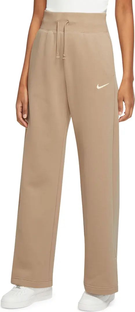 Sportswear Phoenix High Waist Wide Leg Sweatpants | Nordstrom