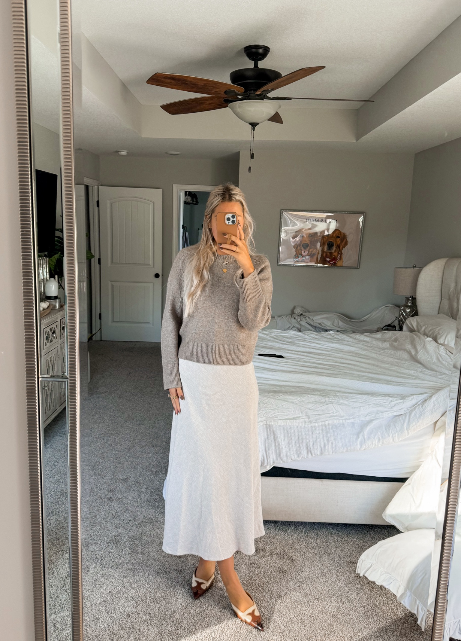 church ootd 🤎
xs in skirt (becoming a fave)
small in sweater 
tts in heels 

#LTKHoliday #LTKSeasonal #LTKStyleTip