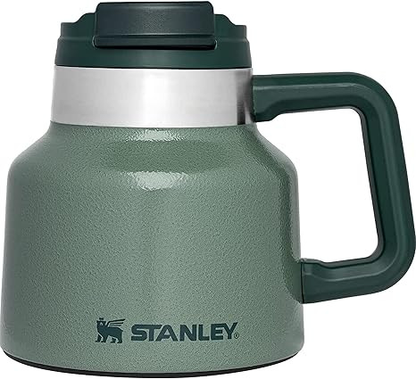 STANLEY Tough-To-Tip Admiral's Mug 20 oz | Twist-on Flip Open Lid | Wide Body with Non-Skid Rubbe... | Amazon (US)