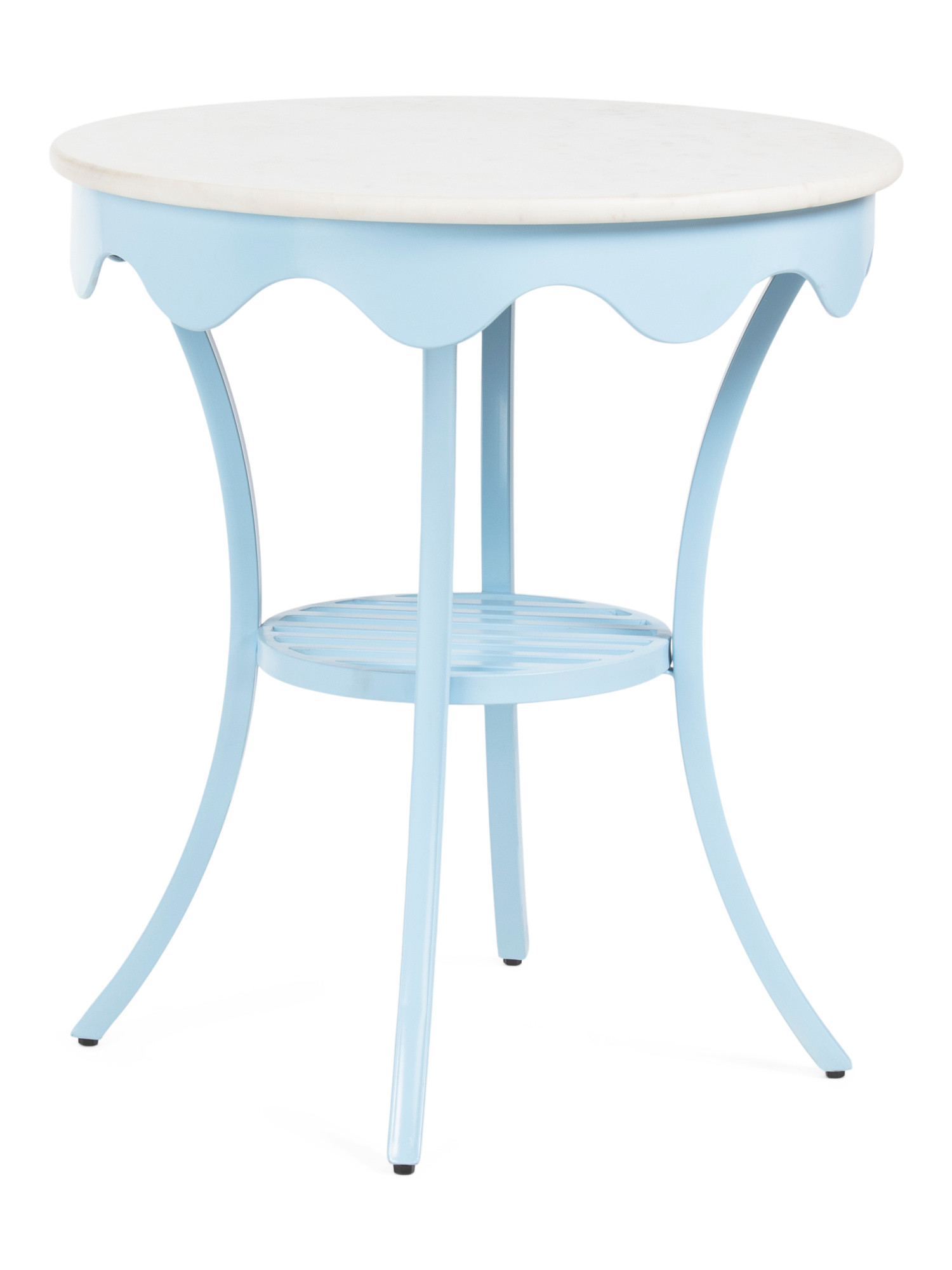 27x30 Outdoor Bistro Table With Marble Top | TJ Maxx