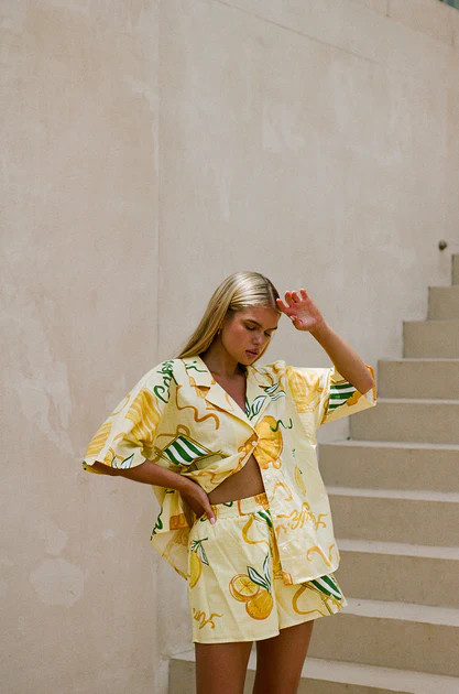 Seona Shorts - Amalfi Citrus | SABO SKIRT (Global)