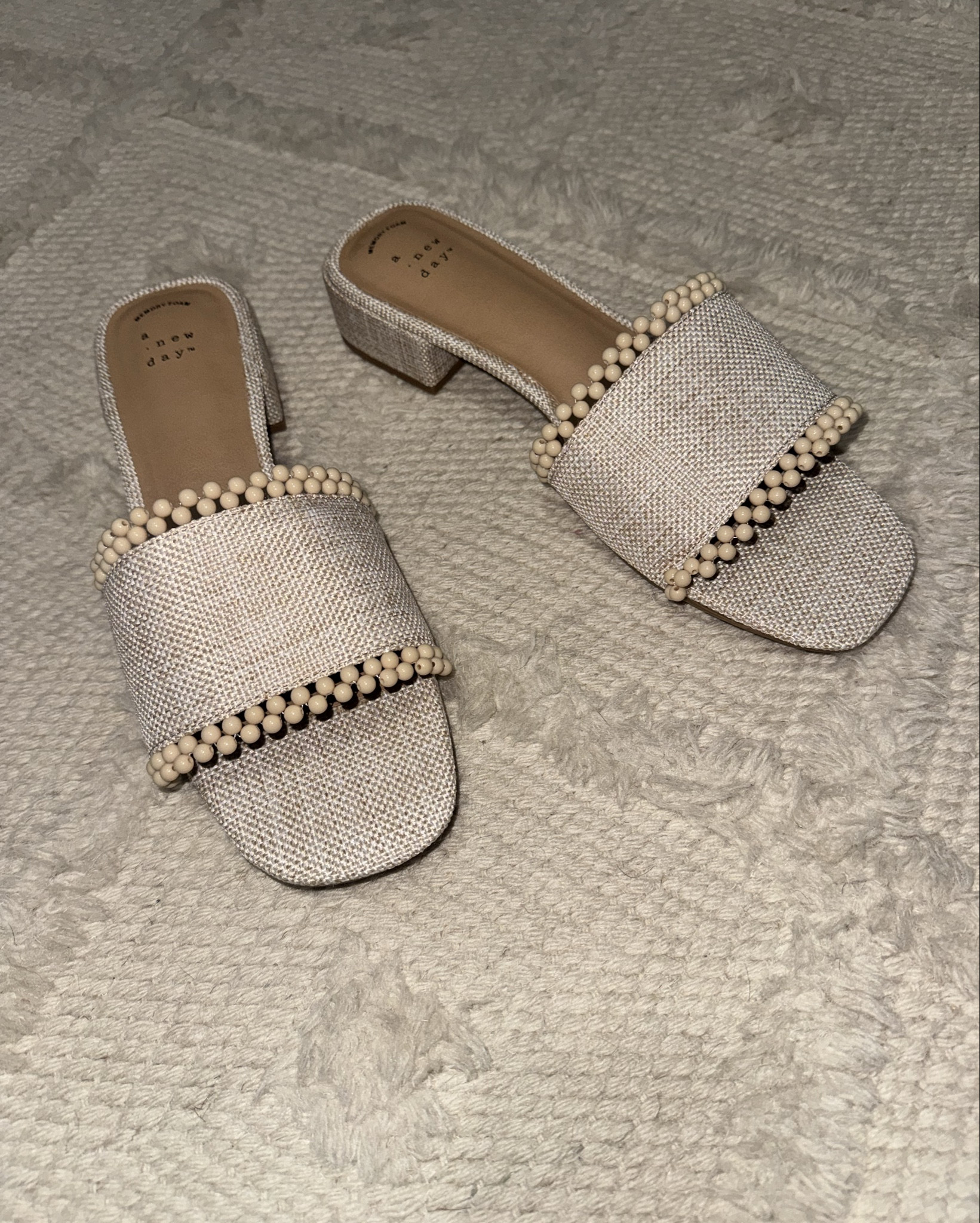 The cutest sandals for spring 🌸 Under $40 and so comfy ! They have  very small kitten heel and go with so much. Love the beading detail ! If in between sizes I would size down a half size !

#LTKootd #LTKOver40 #LTKspringtrends