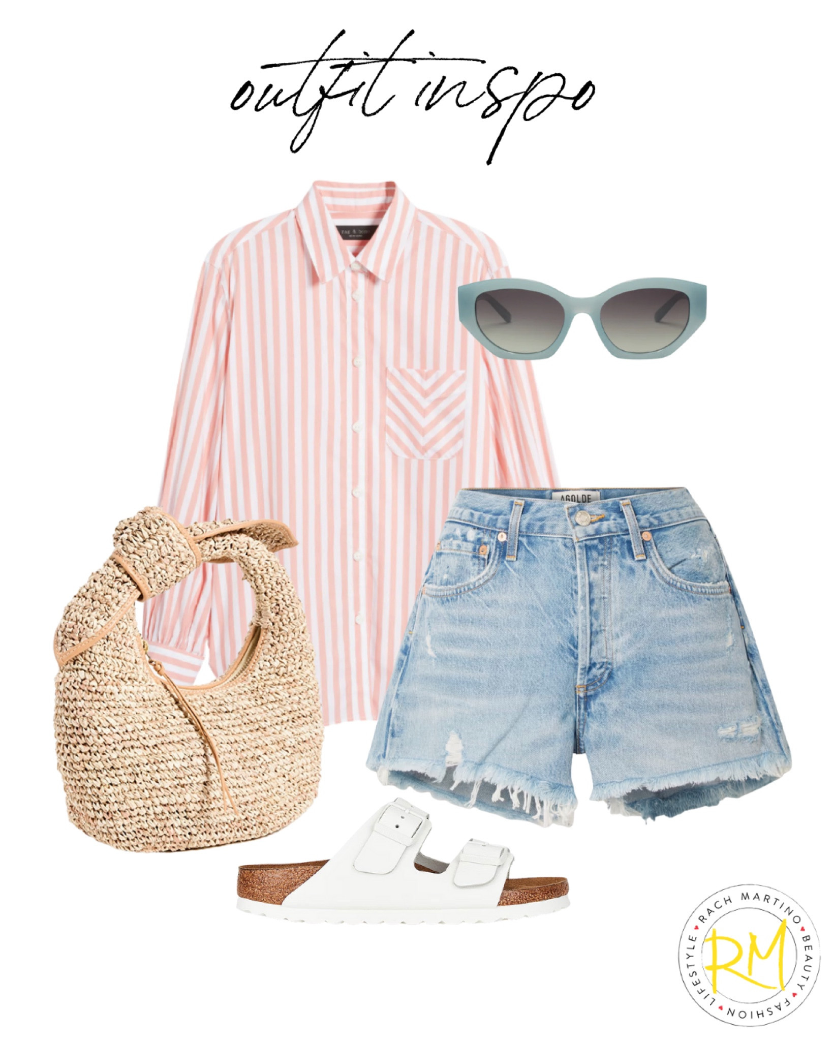 Easy summer outfit button down and shorts outfit 

#LTKunder50 #LTKsalealert #LTKstyletip