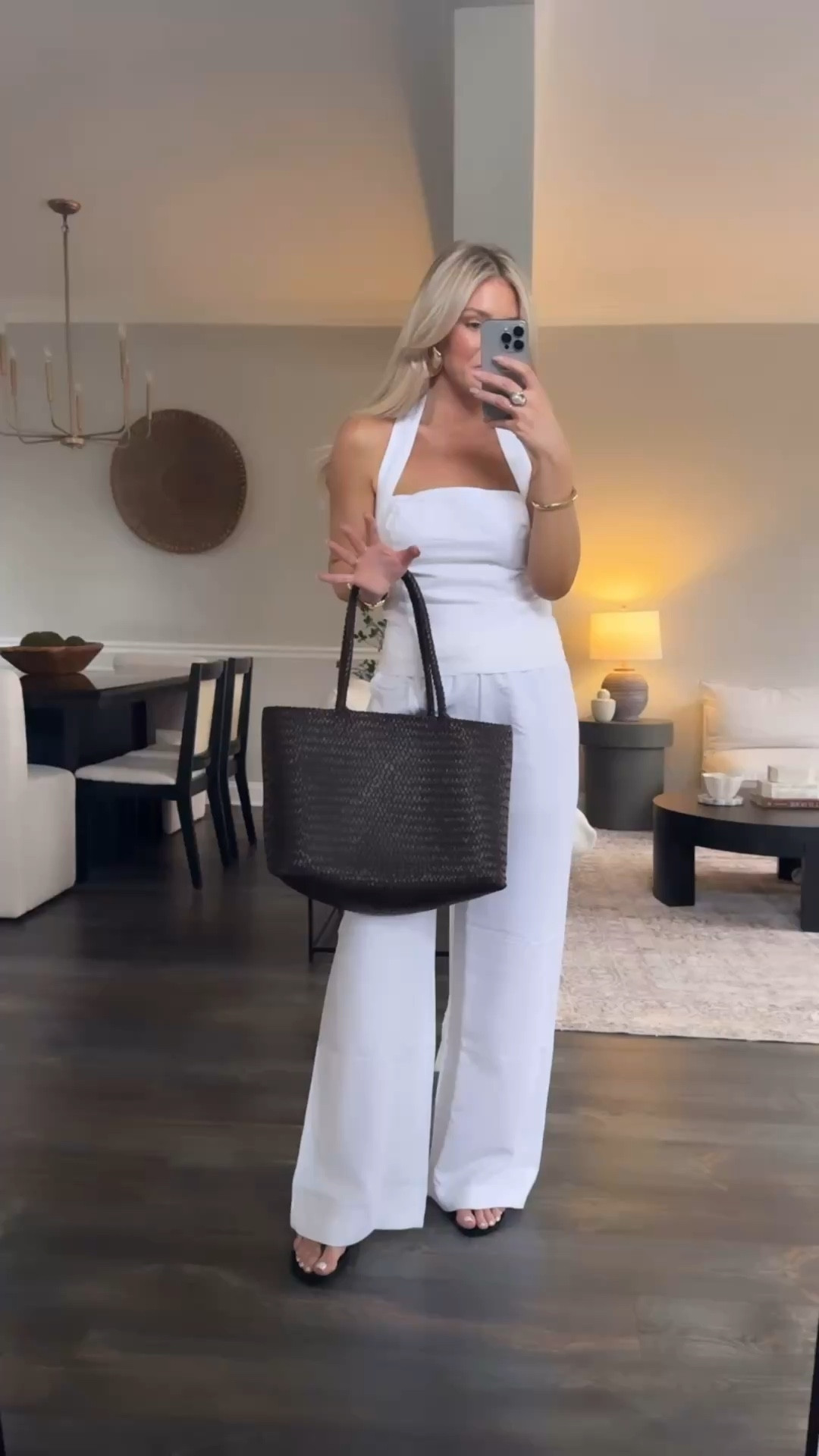 Matching linen set from Aritzia 😍 so incredible!! 

#LTKSaleAlert #LTKspringtrends