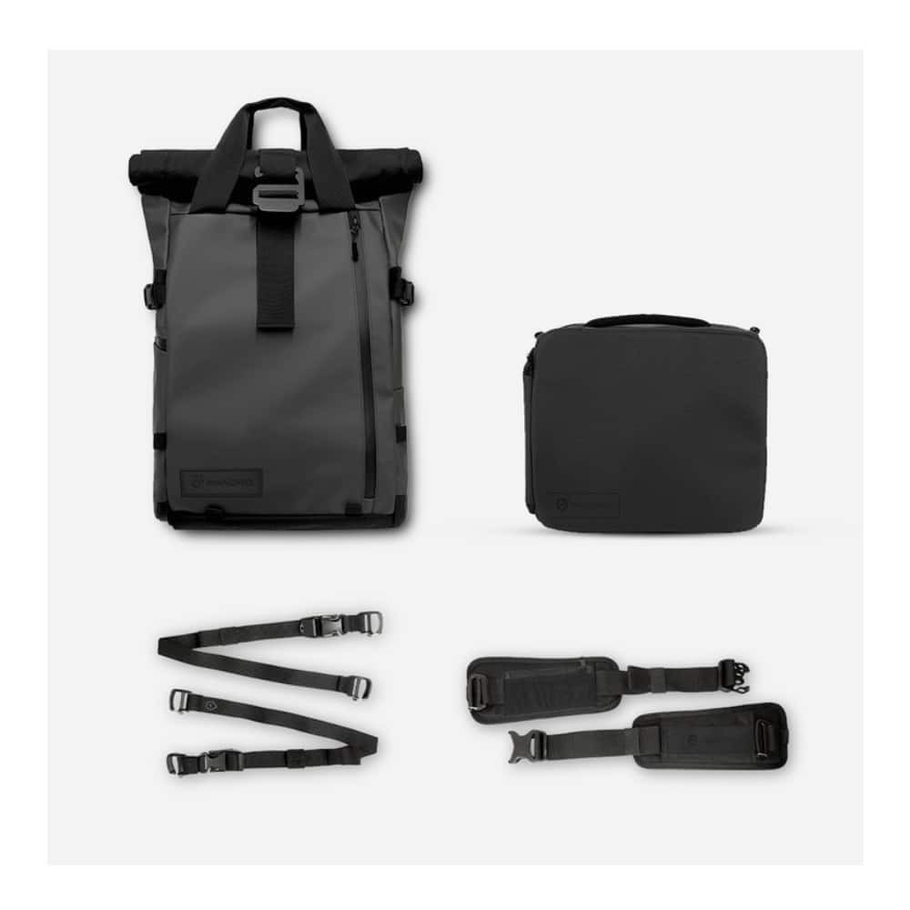 WANDRD - PRVKE Backpack Weather-Resistant and Expandable Bundle - Black | Best Buy U.S.