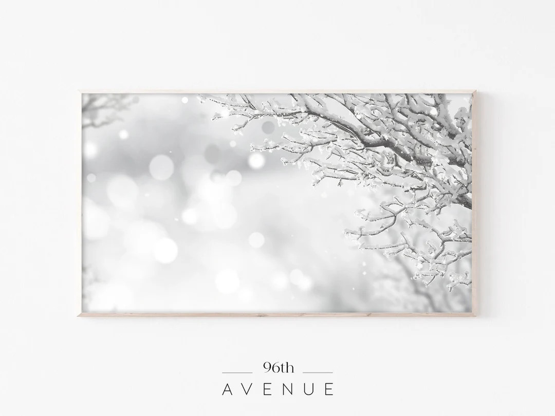 Samsung Frame TV Art Winter Holiday Digital TV Art Instant - Etsy | Etsy (US)