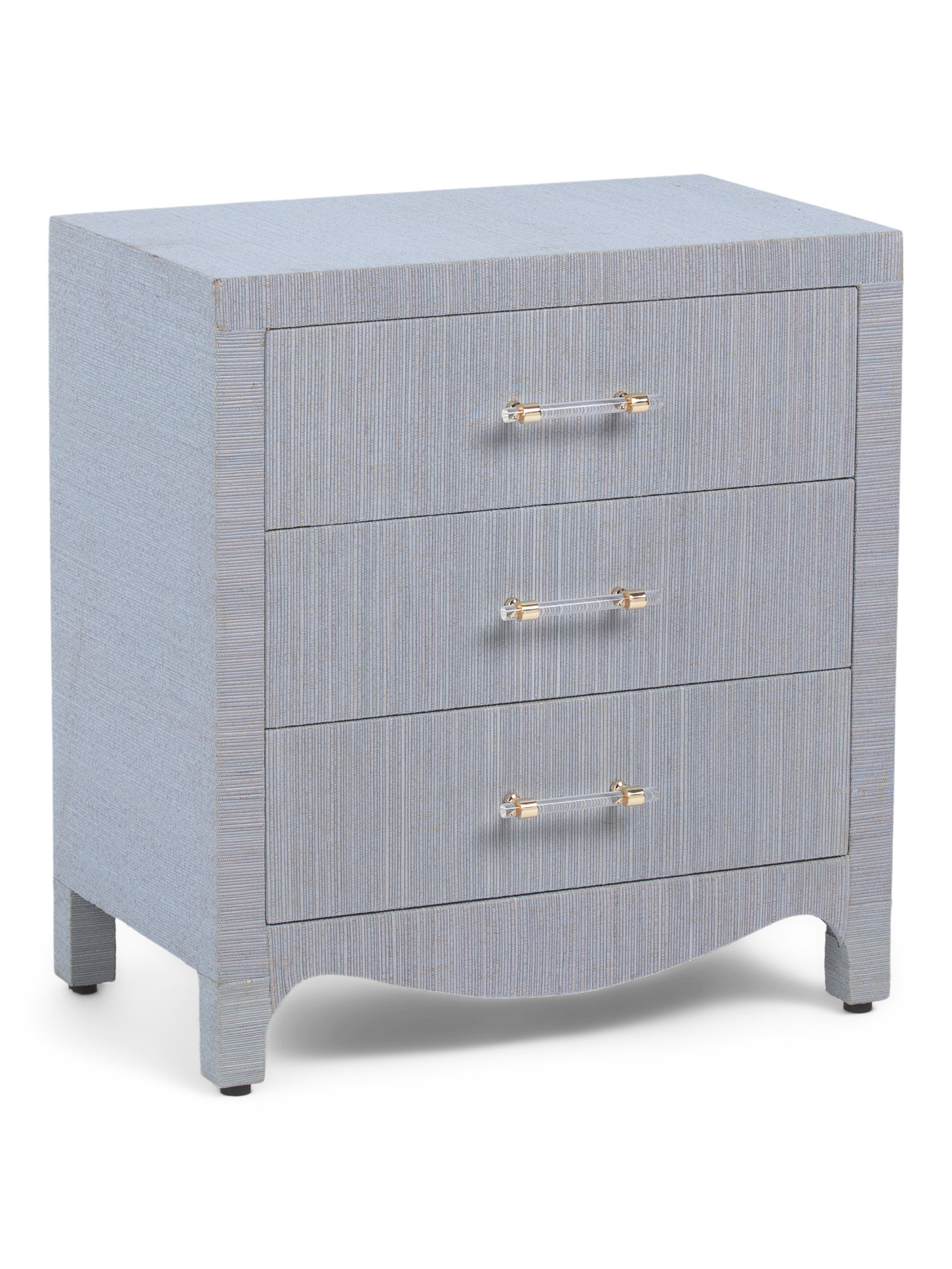 24x14x26 3 Drawer Wavy Bottom Accent Table | TJ Maxx