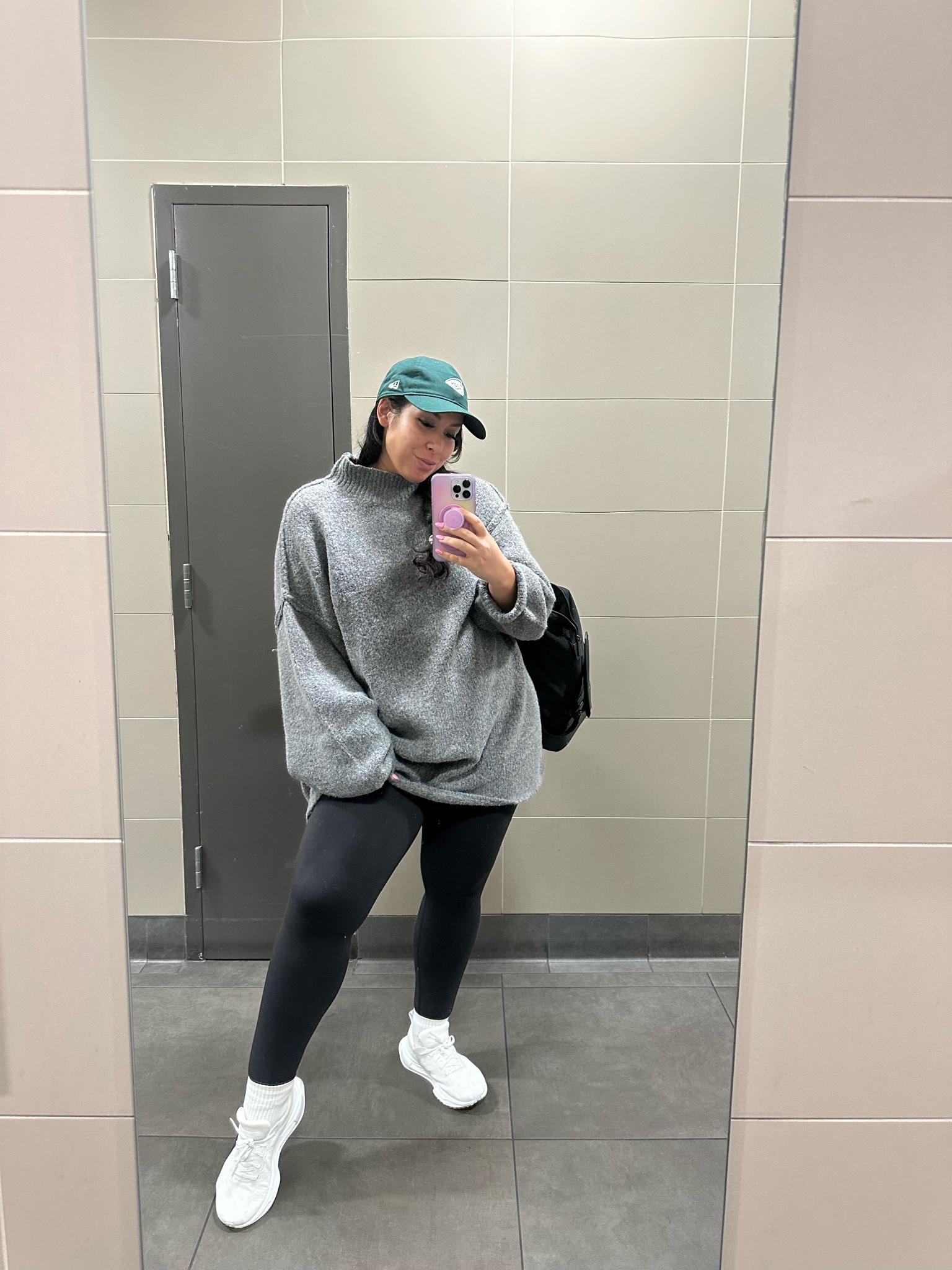 Amazon travel fit
Size large leggings
Size xl sweater (could size down) comes in lots of colors 

#LTKMidsize #LTKStyleTip #LTKFindsUnder50