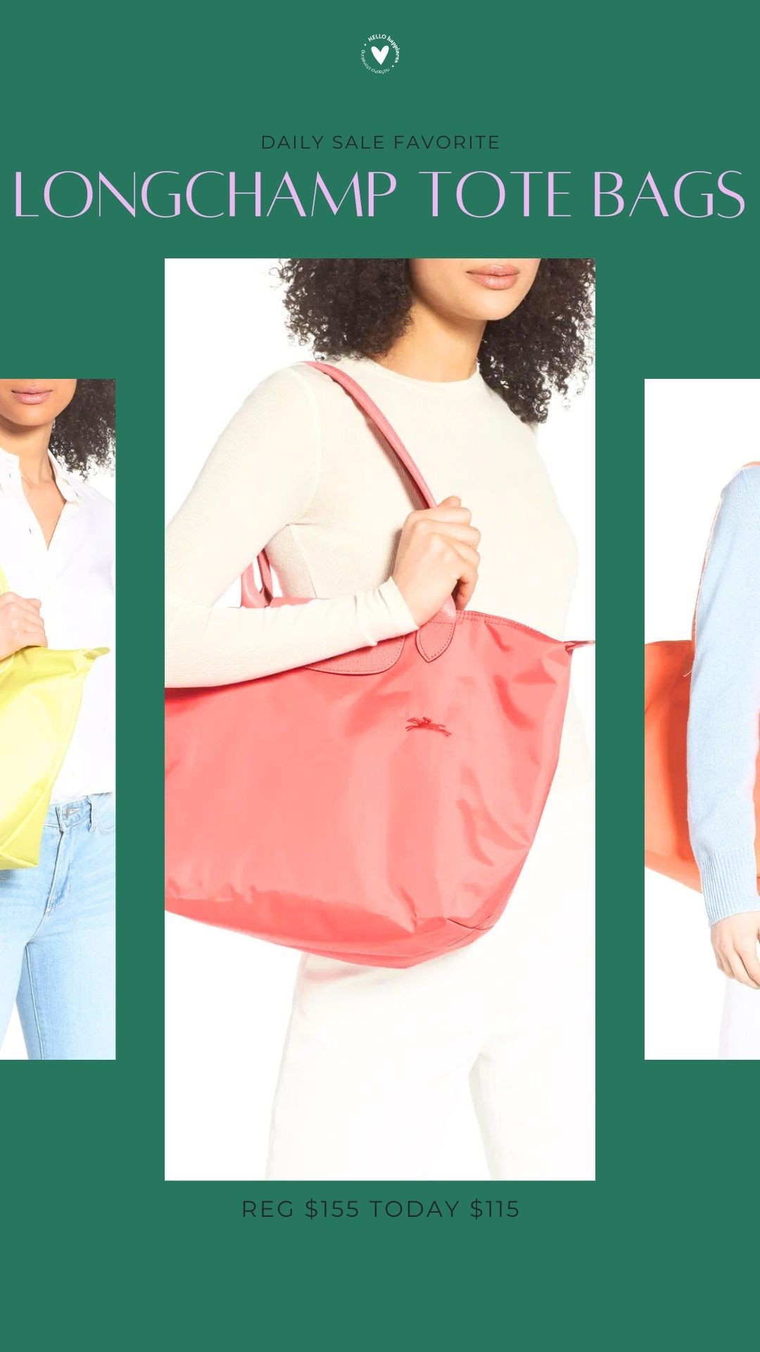 daily sale fav | longchamp tote bags 

#LTKSaleAlert