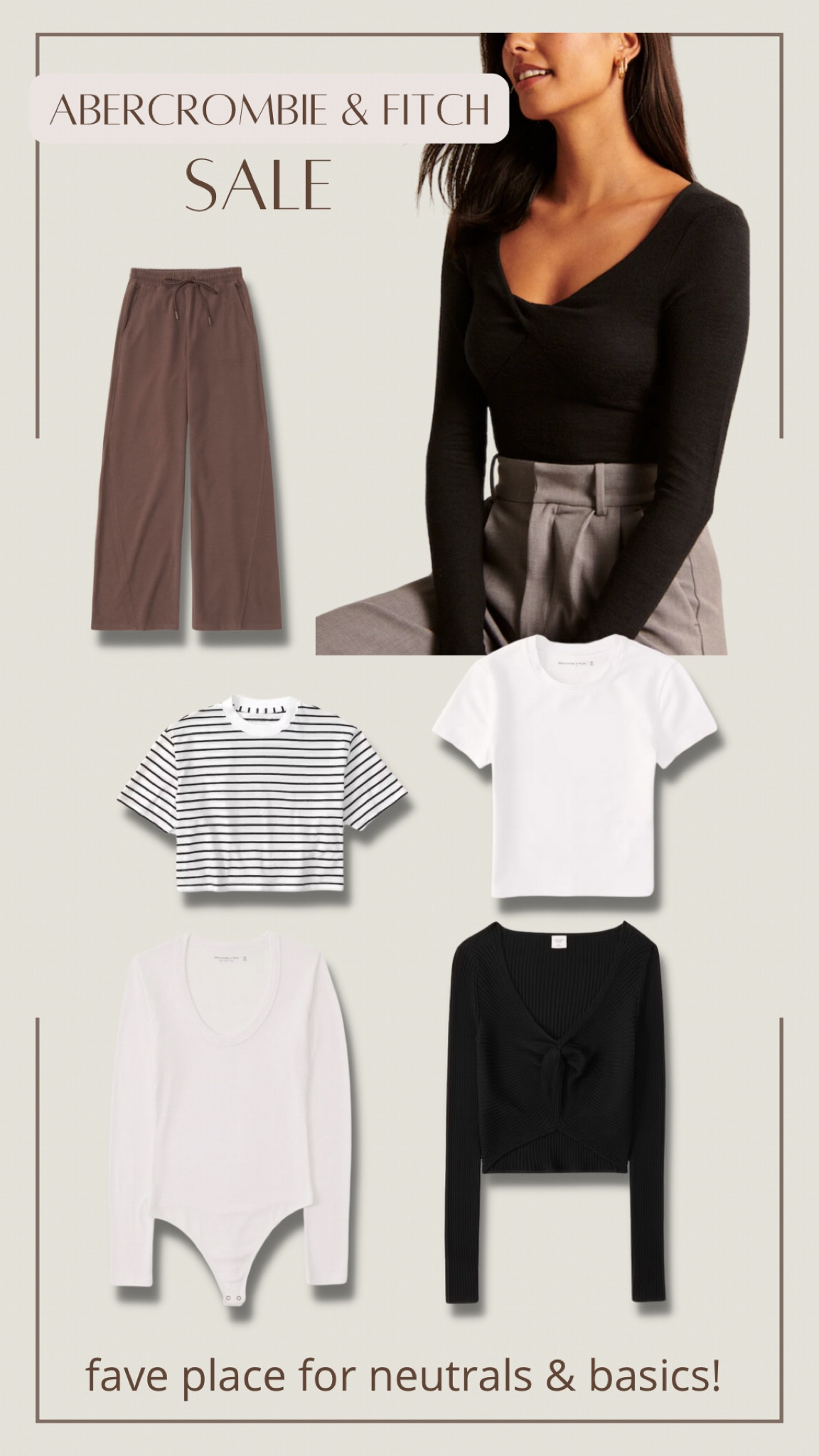 Abercrombie & Fitch Haul! Sale, basics, neutrals

#LTKsalealert #LTKunder50 #LTKunder100
