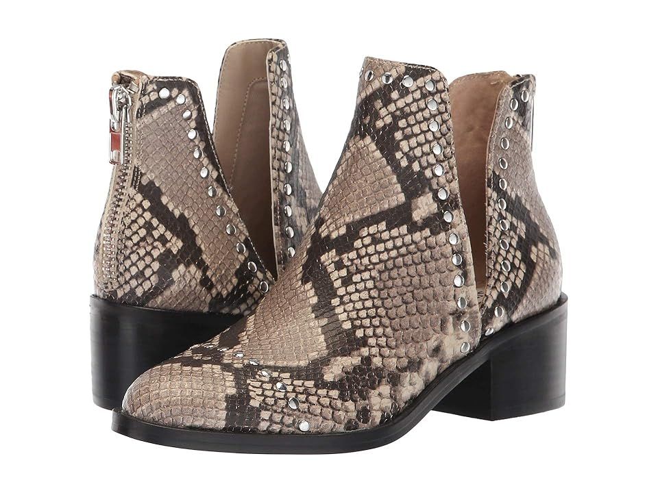 Steve Madden Conspire Bootie (Natural Snake) Women's Slip on  Shoes | 6pm