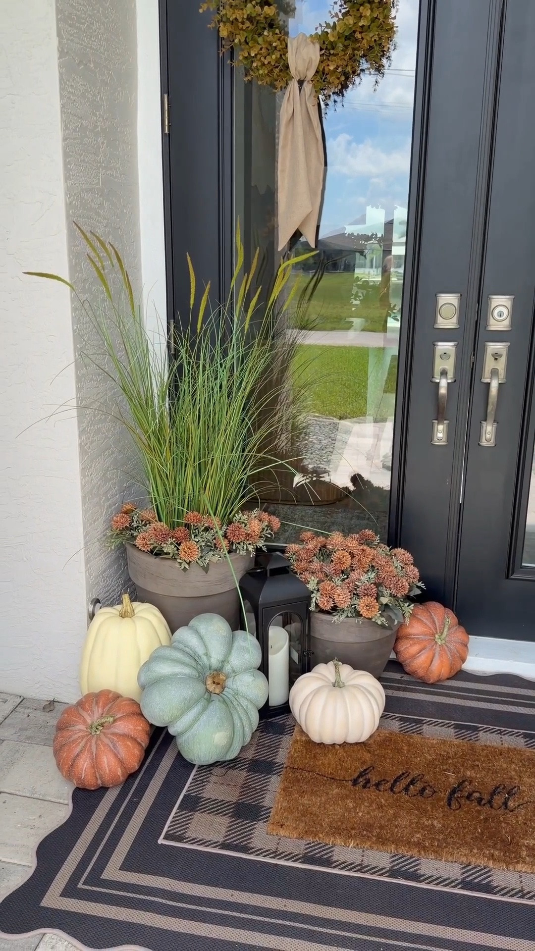 Fall Porch
Faux pumpkins, faux stems, lanterns, mats, transitional home, modern decor, amazon find, amazon home, target home decor, mcgee and co, studio mcgee, amazon must have, pottery. barn, Walmart finds, affordable decor, home styling, budget friendly, accessories, neutral decor, home finds, buy new arrival, coming soon, sale alert, high end look for less, Amazon favorites, Target finds, cozy, modern, earthy, transitional, luxe, romantic, home decor, budget friendly decor #amazonhome

#LTKSeasonal #LTKHome