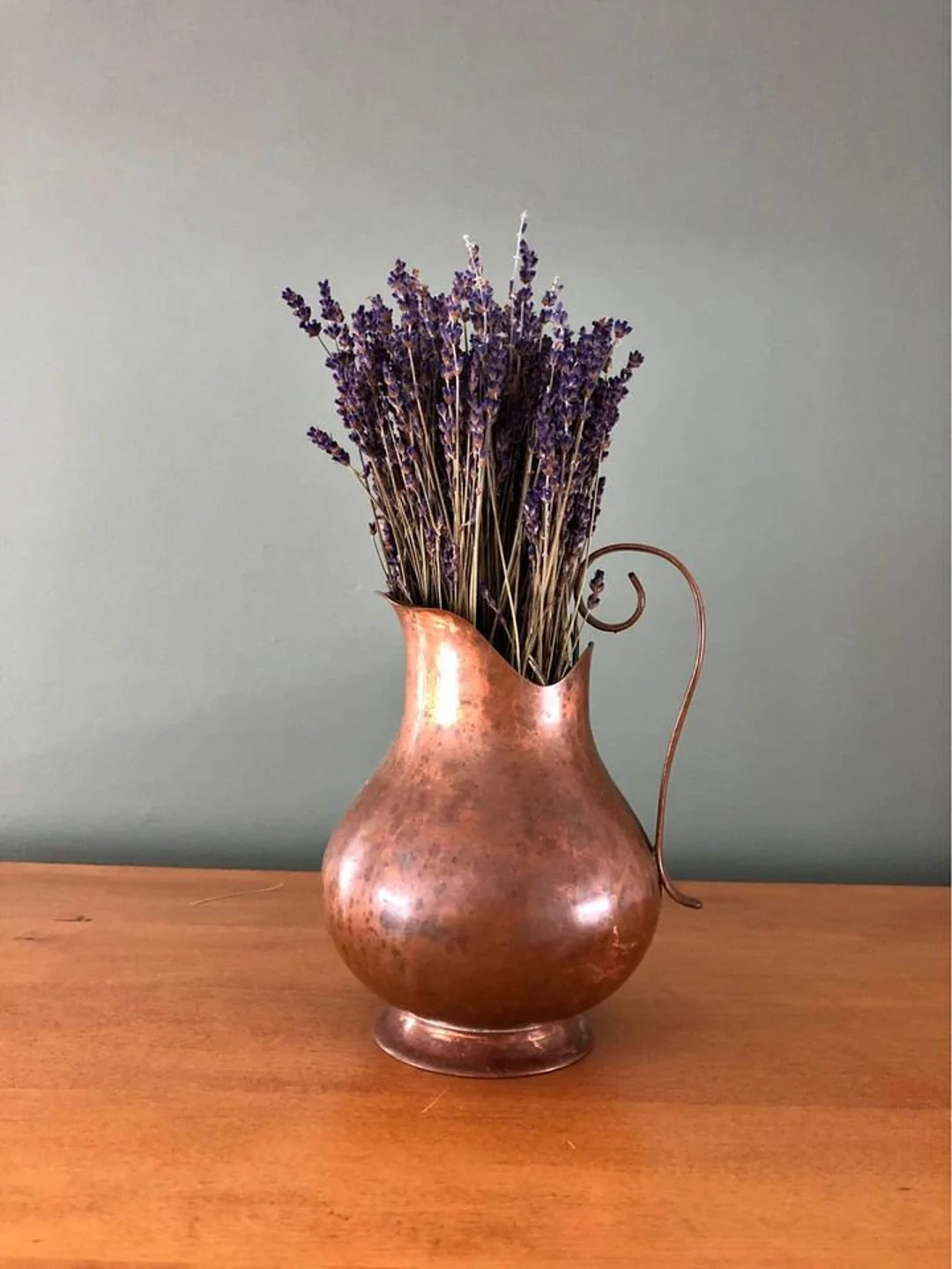 Copper Pitcher/vase Vintage 1970 Measures 7 1/2 at Highest - Etsy | Etsy (US)