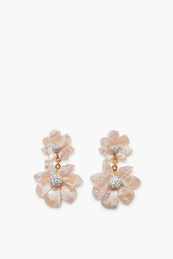 Blush Wallflower Drop Earrings | Tuckernuck (US)