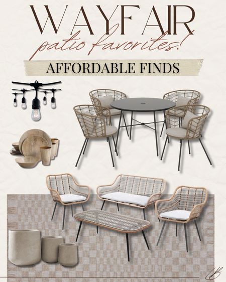 The best outdoor patio sets from @wayfair at affordable prices! You better believe I will be having dinner outside for Mother’s Day on our new set we snagged ! #wayfair 

#LTKSaleAlert #LTKFindsUnder50 #LTKHome