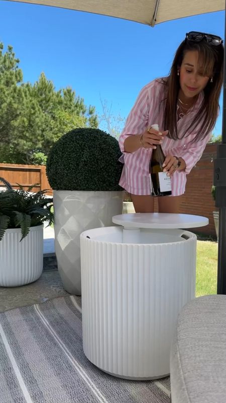 The cutest outdoor cooler and accent table. A great Amazon find! Love the ribbed detail on this functional outdoor side table.
4/23

#LTKhome #LTKSeasonal #LTKstyletip