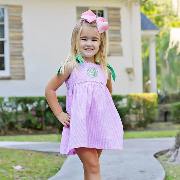 Pink Gingham Aubree Dress | Classic Whimsy