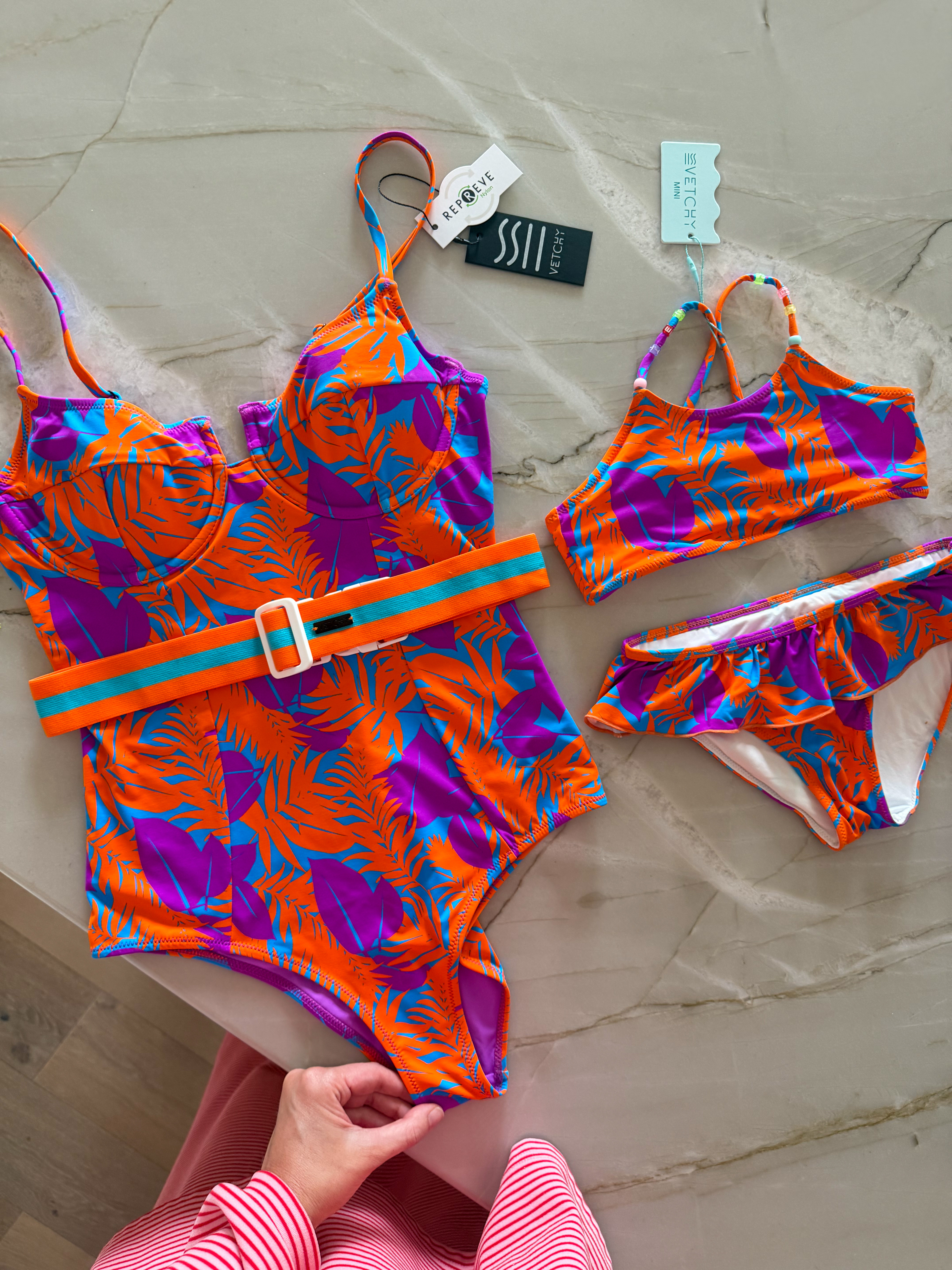 Vetchy mama and mini matching swim, size medium for me, 3T for Collins 
 

 #LTKootd #LTKmomlife #LTKKids