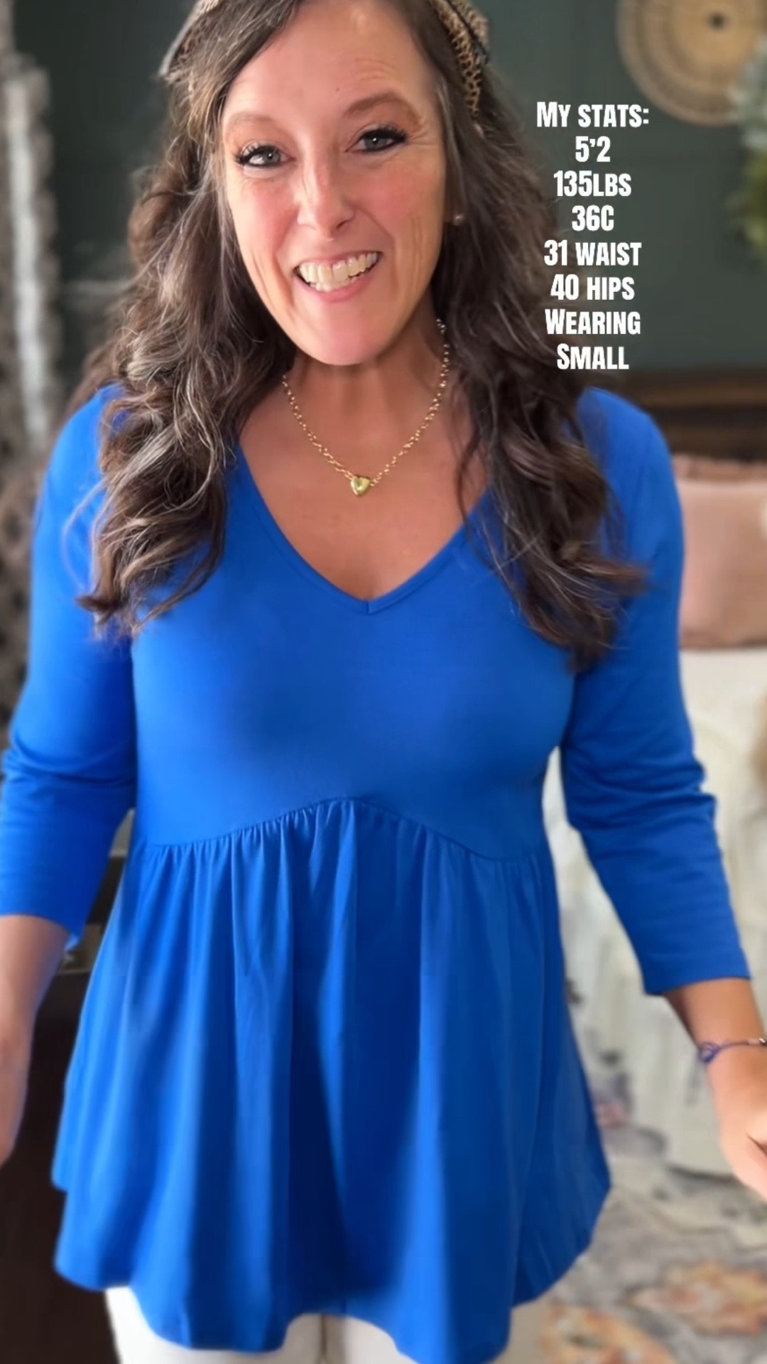 3/4 Sleeve Babydoll Top 👏🏼

Spring fashion, spring style, ootd, outfit, casual, tops, vneck tops

#LTKmomlife #LTKOver40 #LTKootd