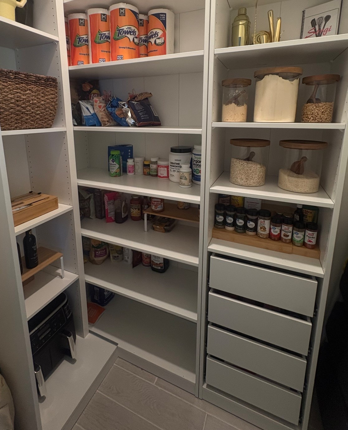 IKEA made it SO easy to customize our clothes pantry to have storage! Our pantry originally only had 1 wire shelf. This was a huge game changer! 


#LTKBeauty #LTKHome #LTKmomlife