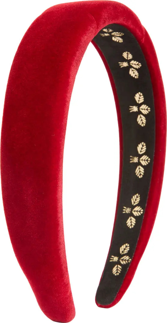 Adaline Padded Velvet Headband | Nordstrom