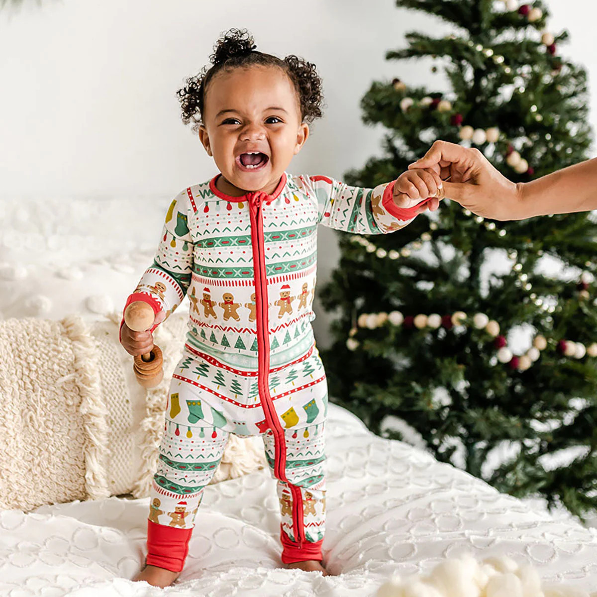 Fair Isle Bamboo Viscose Zippy | Little Sleepies