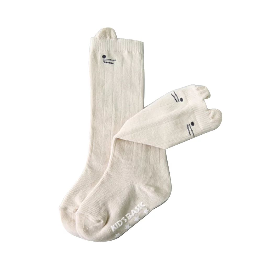 OUNONA Unisex Baby Girls Boys Socks Anti-skid Knee High Stockings Cartoon Animal Cotton Socks for... | Walmart (US)