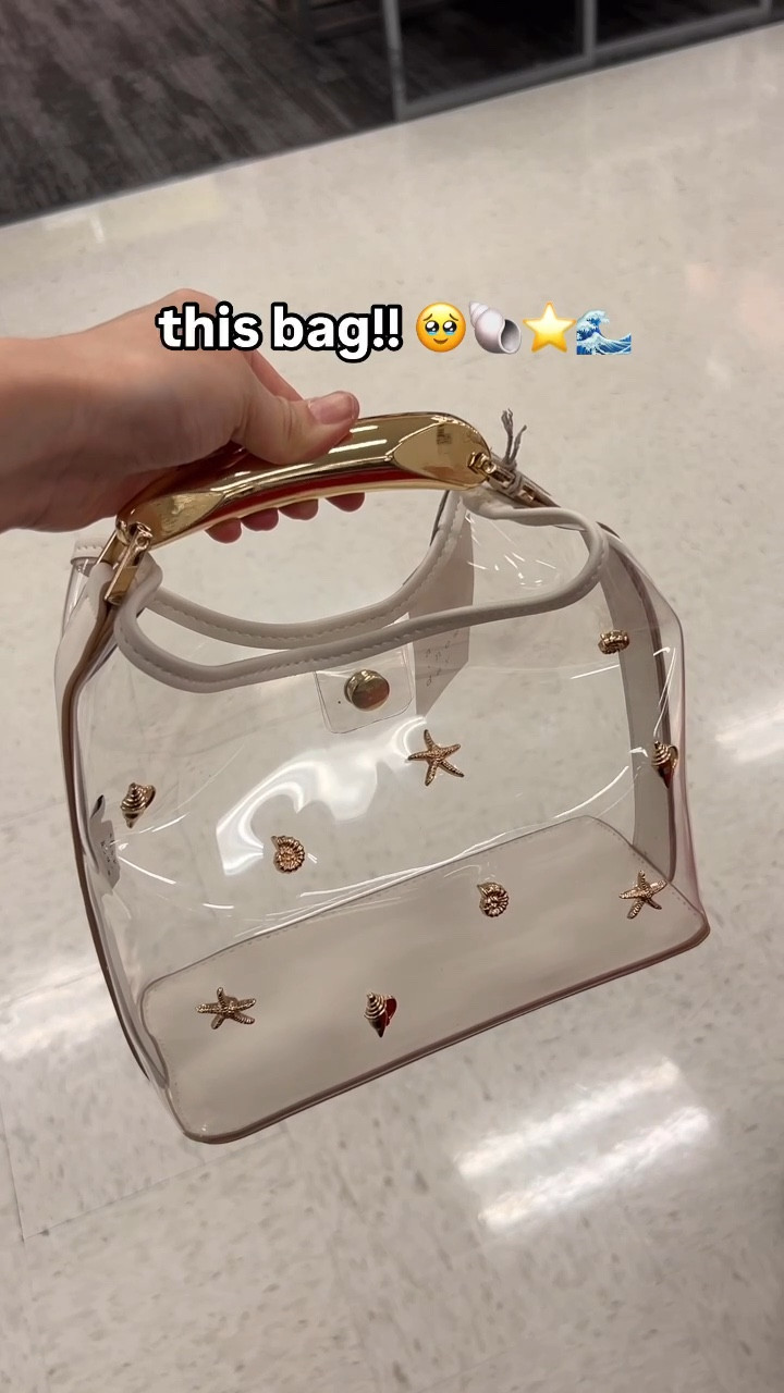 Clear bags from Target! These are great for stadiums/sports games, concerts, beach days, etc. Love the embellished one!!❤️

#target #clearbag #beach #concert #gameday #bag #purse #travel 

#LTKWatchNow #LTKStyleTip #LTKItBag