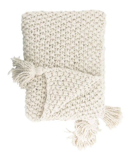 Click for more info about Lorrelle Cotton Knit Throw