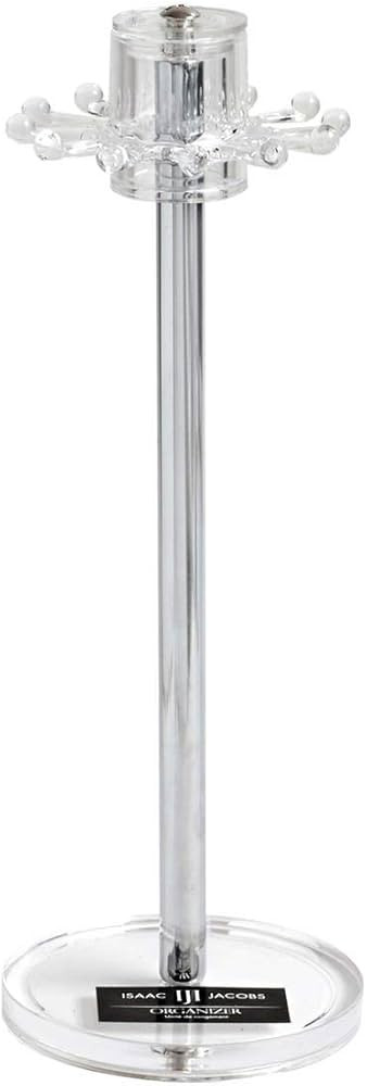 Isaac Jacobs Clear Acrylic Necklace Holder (12 Rotating Hooks) – Hanging Chain Organizer, Sleek... | Amazon (CA)