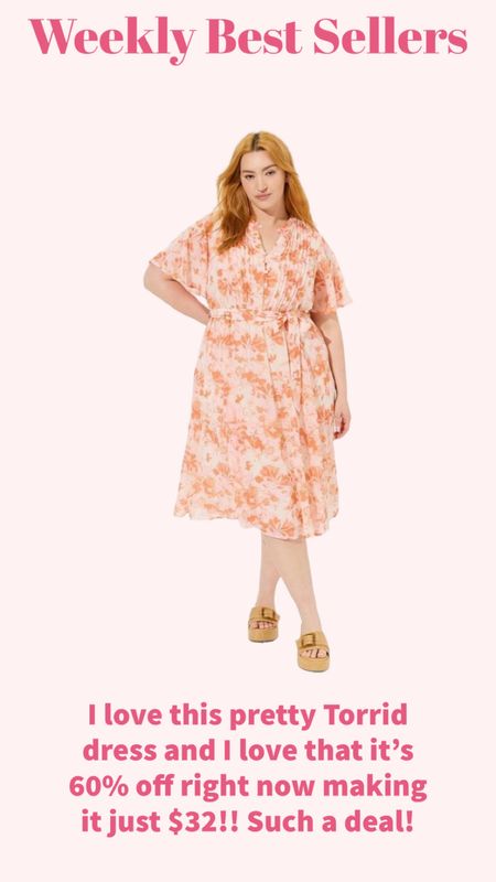 I love this pretty Torrid dress and I love that it’s 60% off right now making it just $32!! Such a deal!

#LTKsalealert #LTKfindsunder50 #LTKplussize