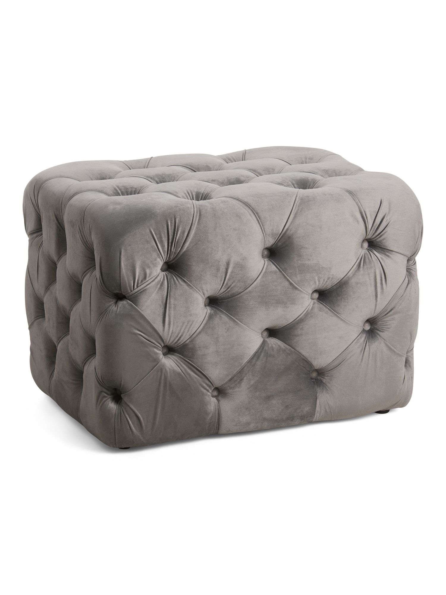 Velvet Ottoman | TJ Maxx